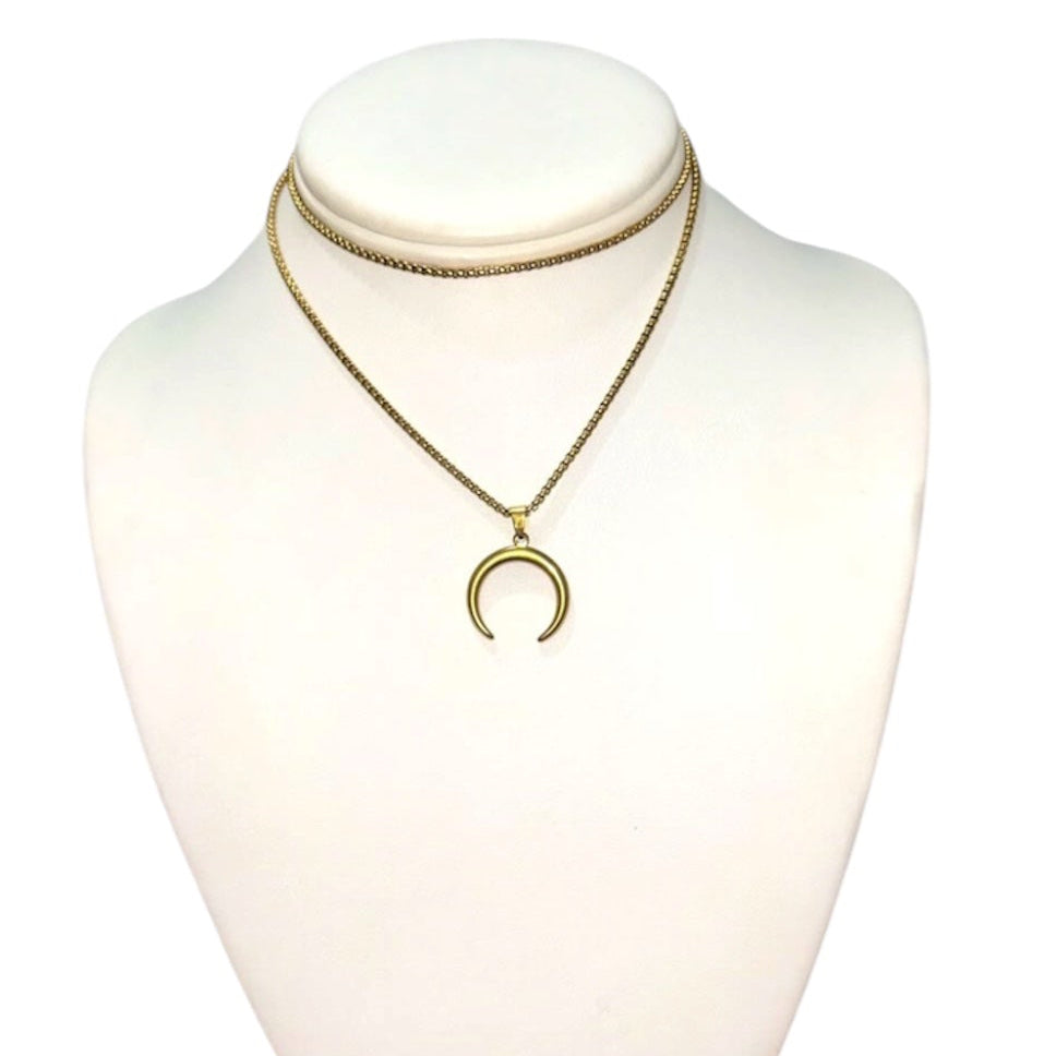 Moon necklace