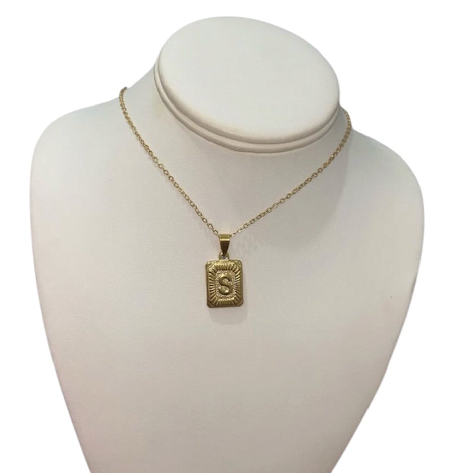 Initial necklace