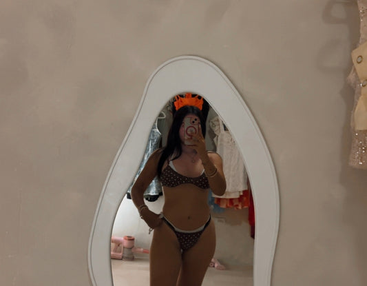 Polka dots swimsuit