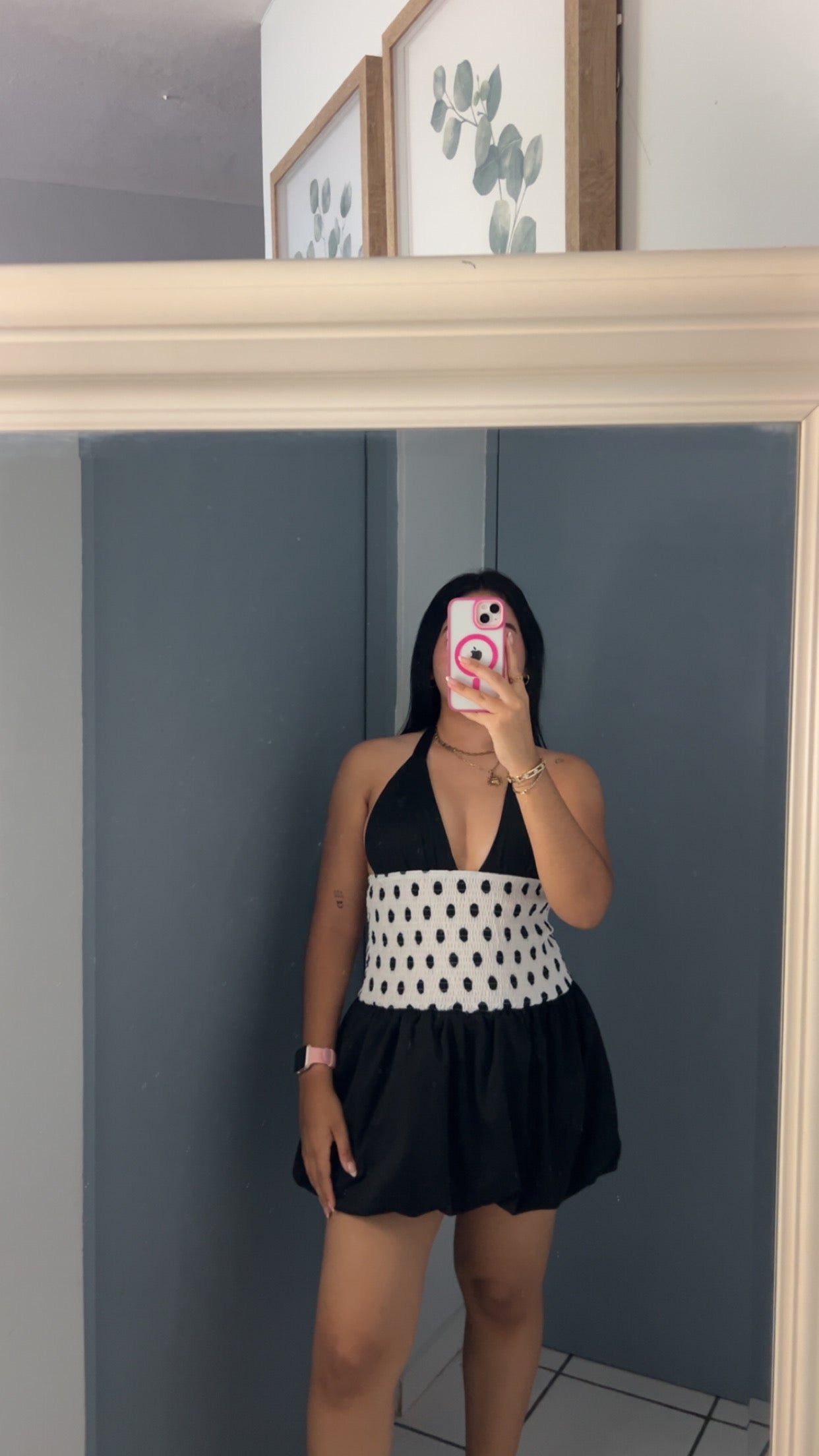 Polka muse dress