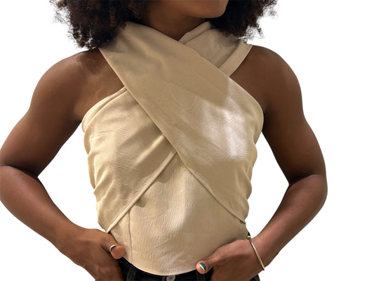 Amaia cross top